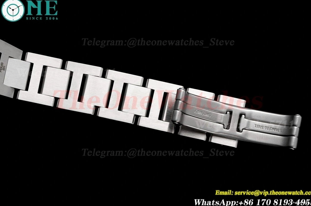 White 33mm AF Cartier NH05 Bleu SS SS Ballon De Dial 1202